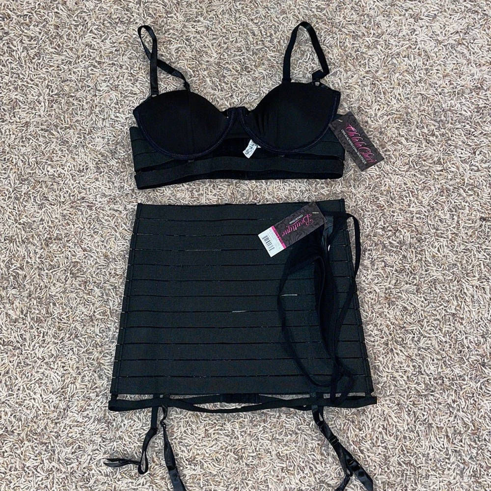 Oh LaLa Cheri bandage bra & bandage skirt